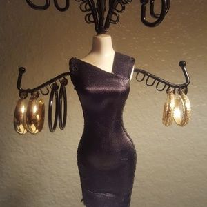 3 pair of vintage hoop earrings